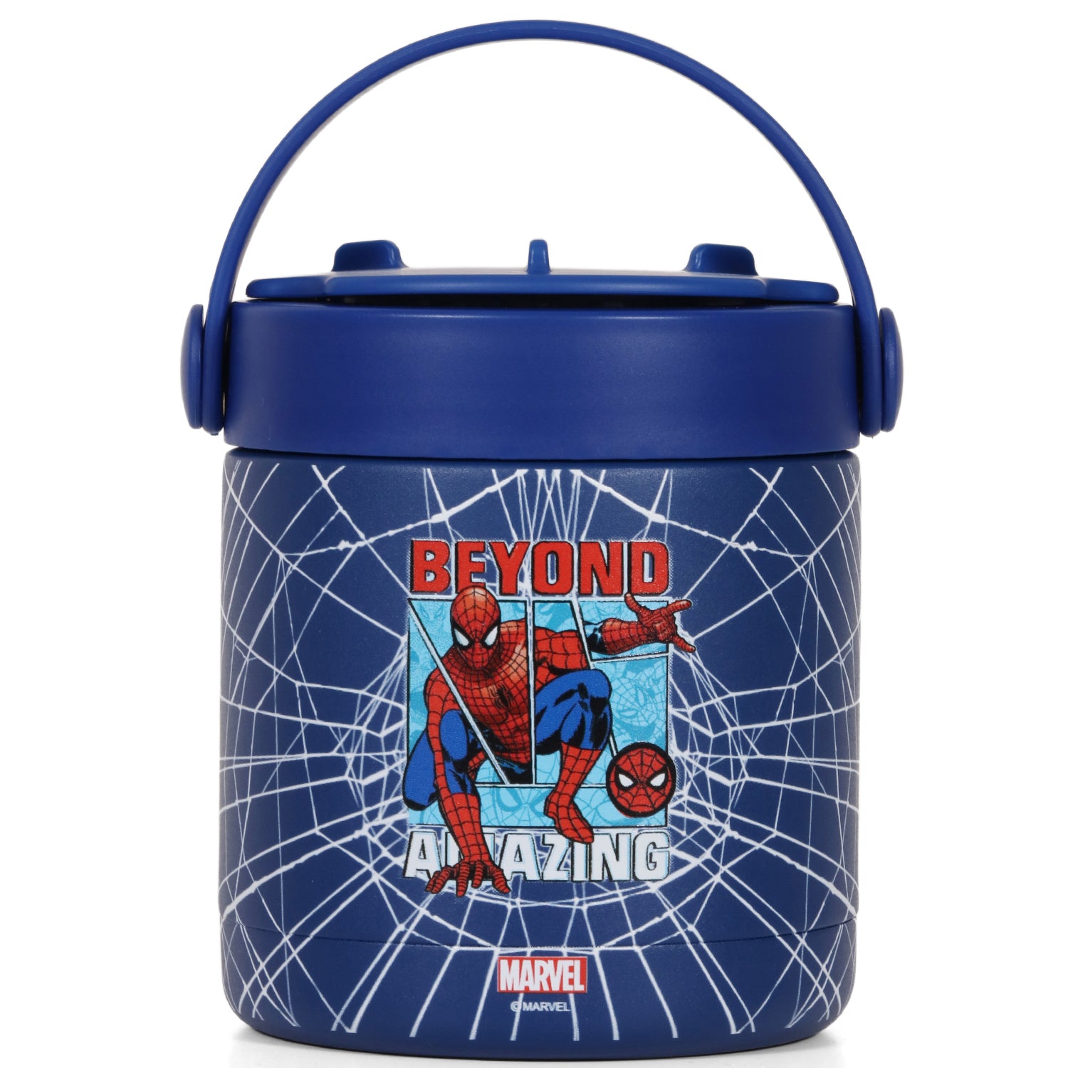 Marvel Beyond Amazing Spider - Man Stainless Steel Insulated Food Jar - Blue(350ml)