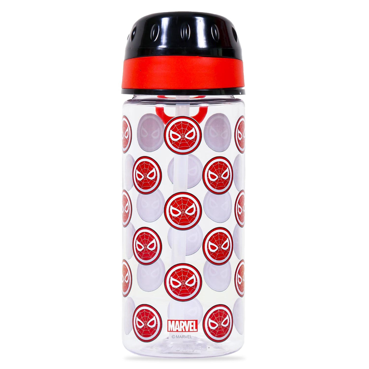 Marvel Spider - Man Tritan Water Bottle w/Carry handle - Black Red(420ml)