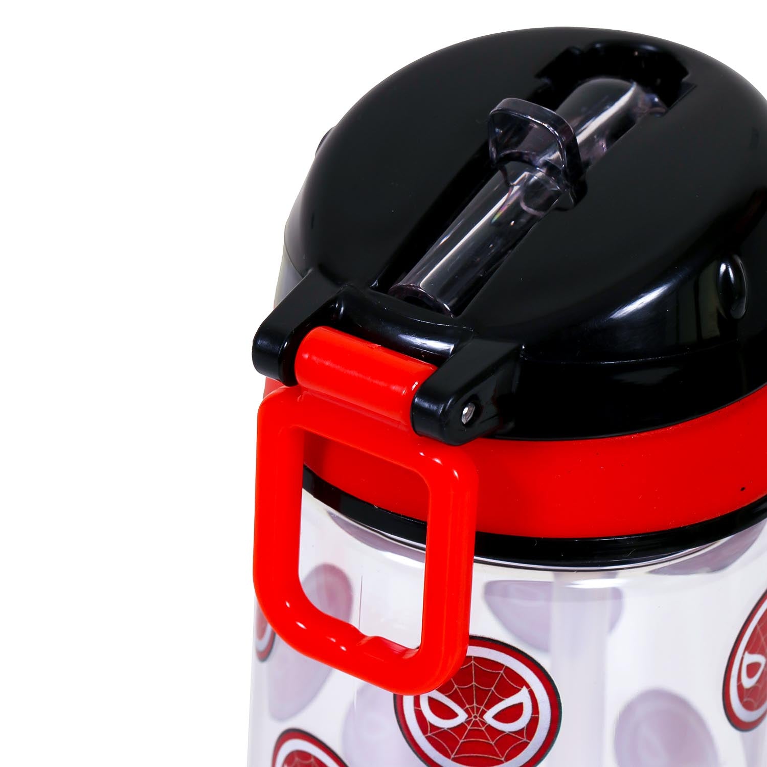 Marvel Spider - Man Tritan Water Bottle w/Carry handle - Black Red(420ml)