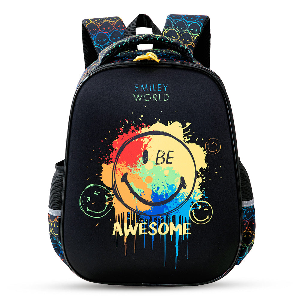 مجموعة من 3 حقائب مدرسية من إيزي كيدز، مقاس 17 بوصة، مع حقيبة غداء وحافظة أقلام رائعة - لون أسود