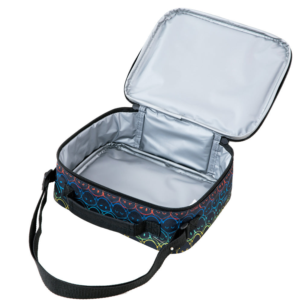 مجموعة من 3 حقائب مدرسية من إيزي كيدز، مقاس 17 بوصة، مع حقيبة غداء وحافظة أقلام رائعة - لون أسود