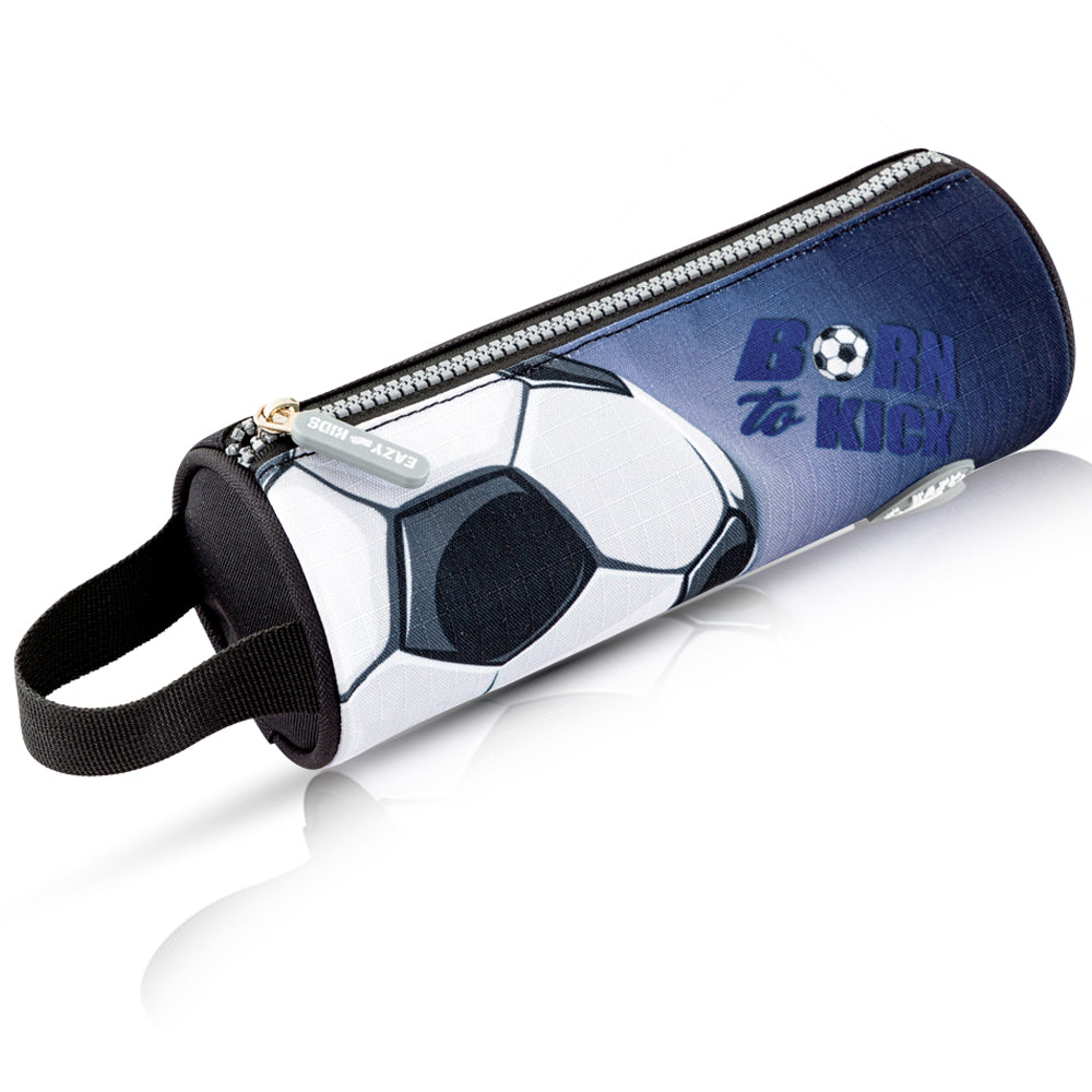 EAZY KIDS 18 inch Set of 3 Backpack w/Lunch Bag and Pencil Case - Football