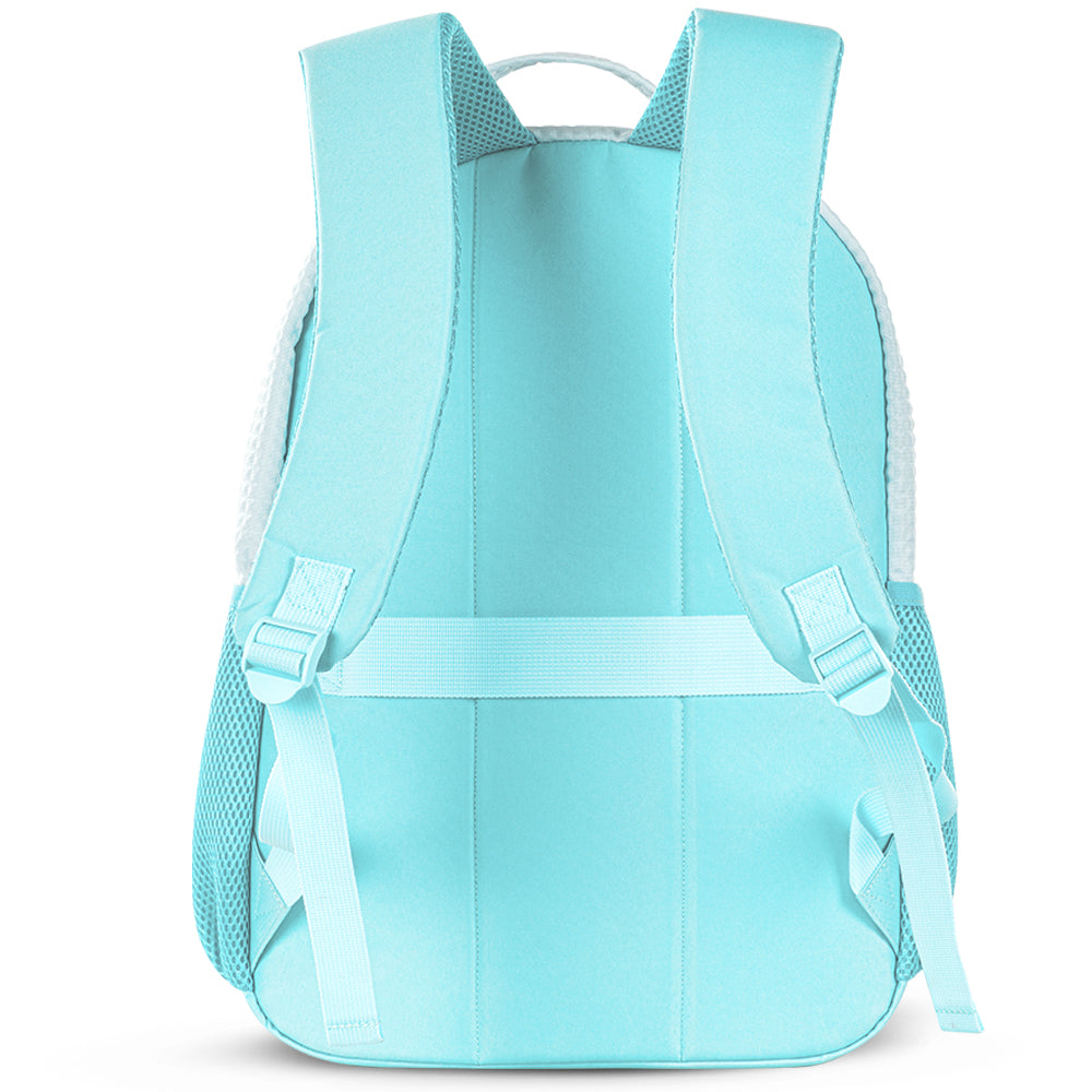 EAZY KIDS 18 inch Set of 3 Backpack w/Lunch Bag and Pencil Case - Flora Green