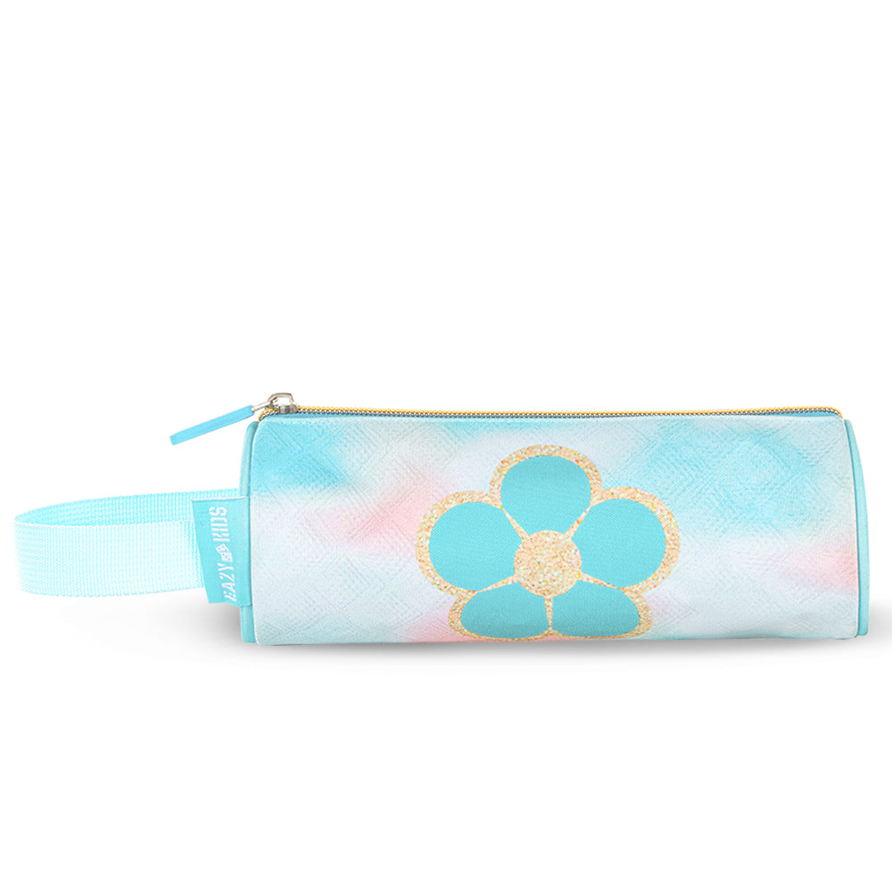 EAZY KIDS 18 inch Set of 3 Backpack w/Lunch Bag and Pencil Case - Flora Green