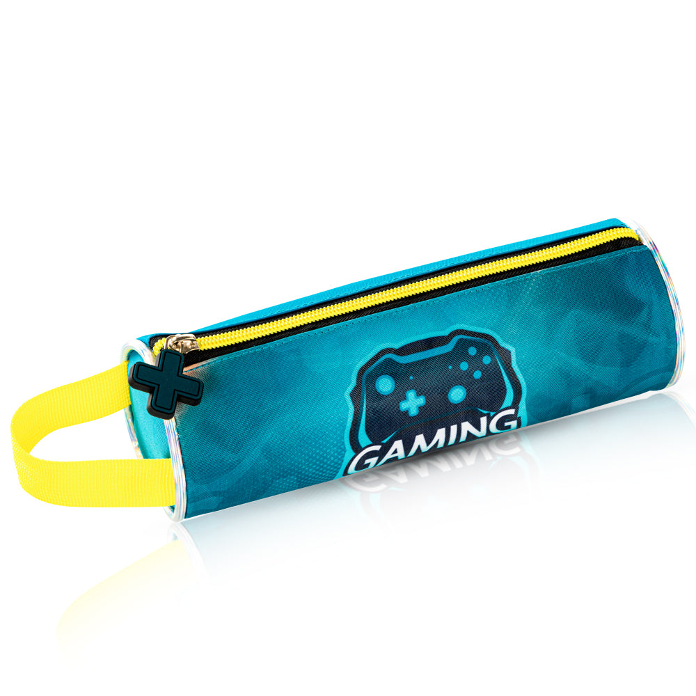 EAZY KIDS 16 inch Set of 3 Backpack w/Lunch Bag and Pencil Case - Gaming