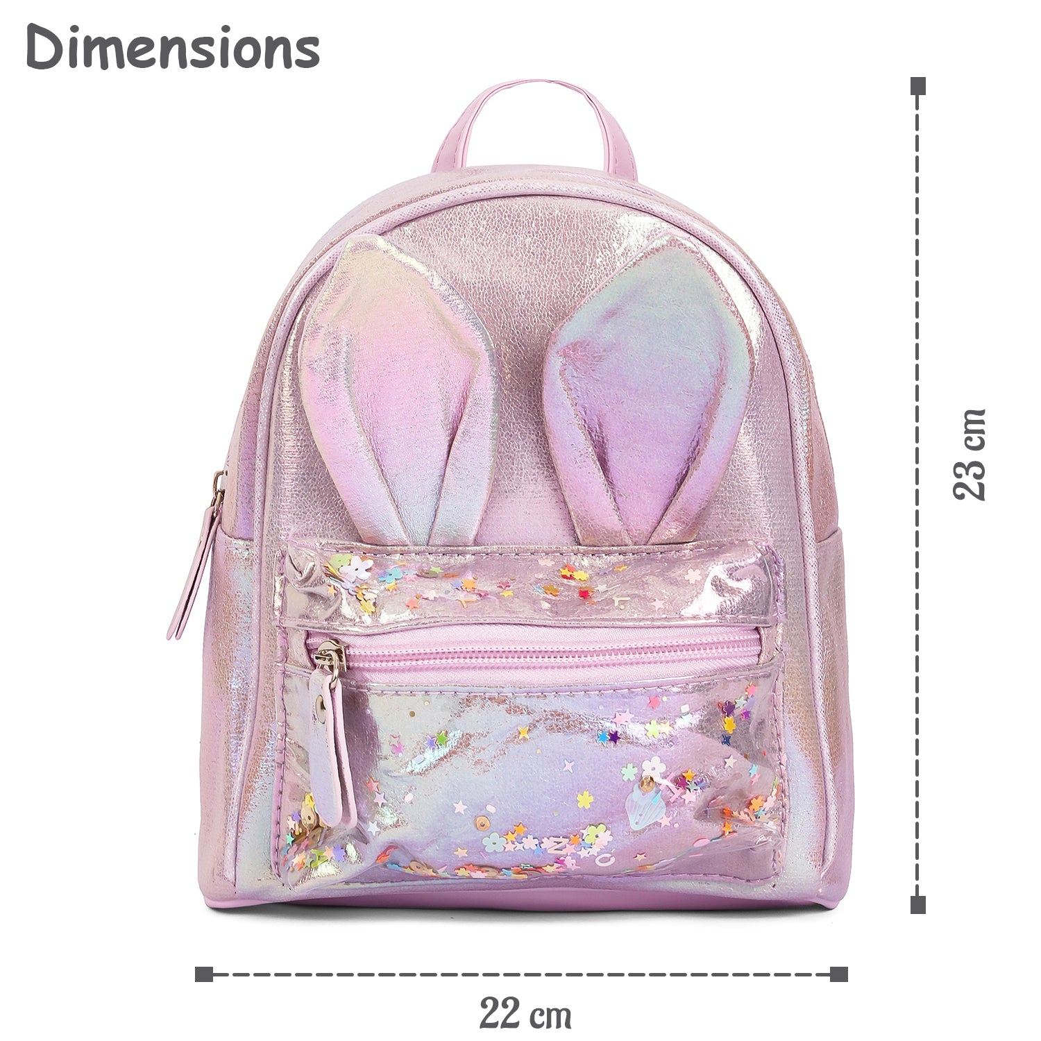 EAZY KIDS - School Backpack - Rabbit Purple
