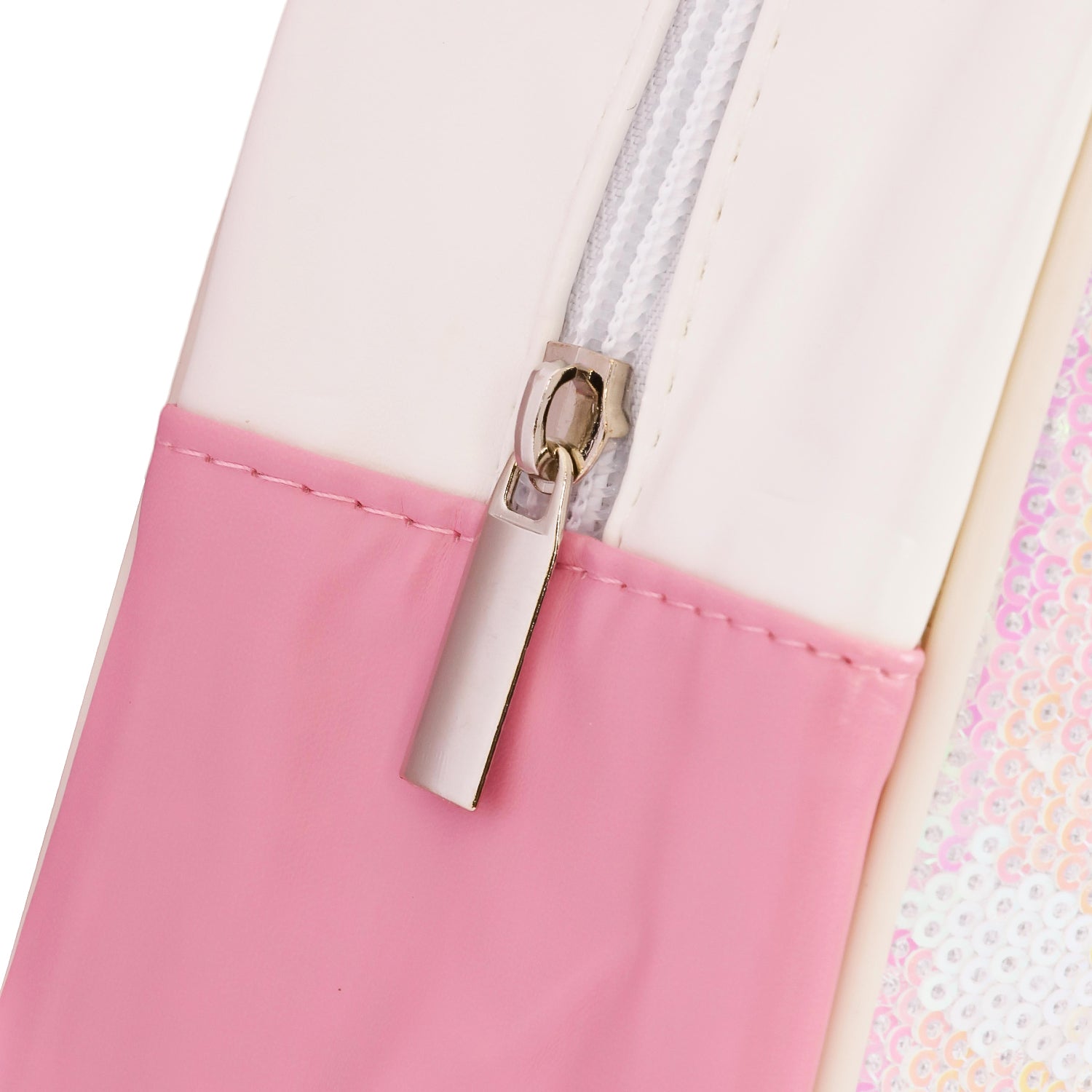 EAZY KIDS - Sequin School Backpack - Cat Pink