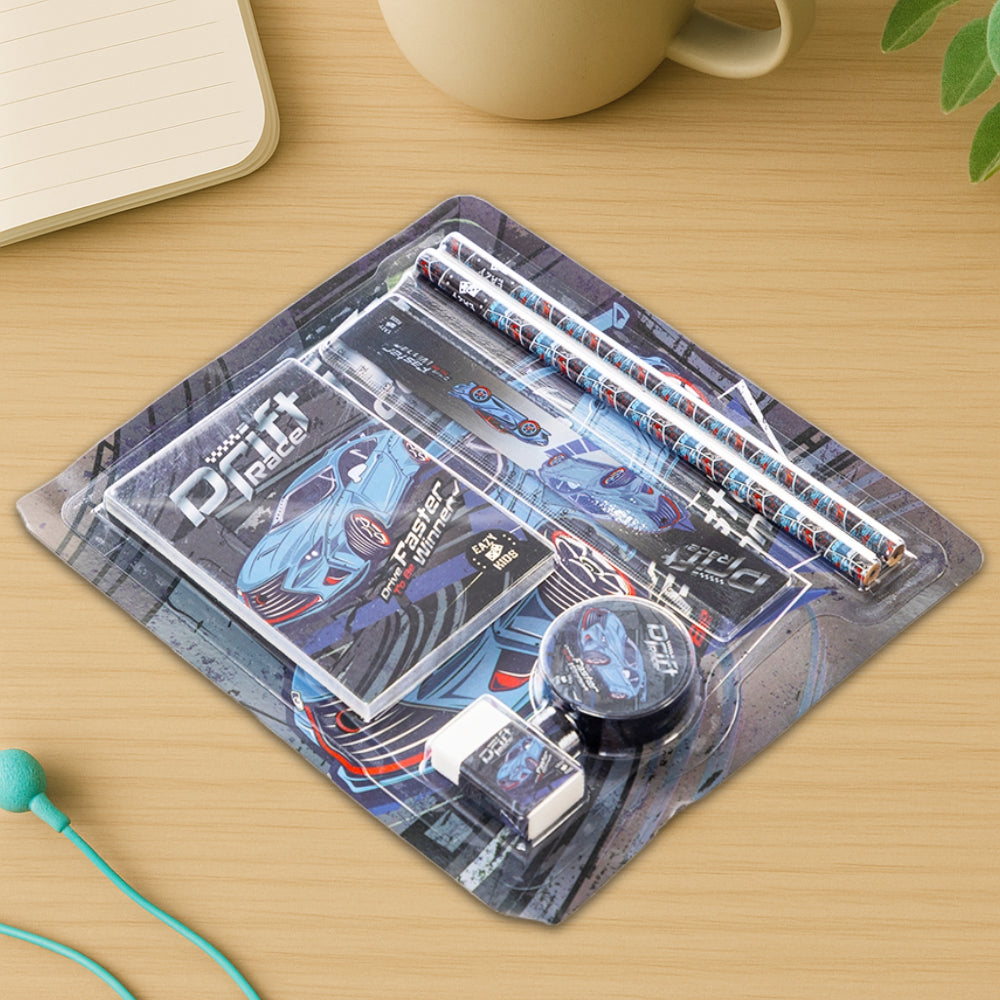 Eazy Kids Stationary Set - Drift Racing