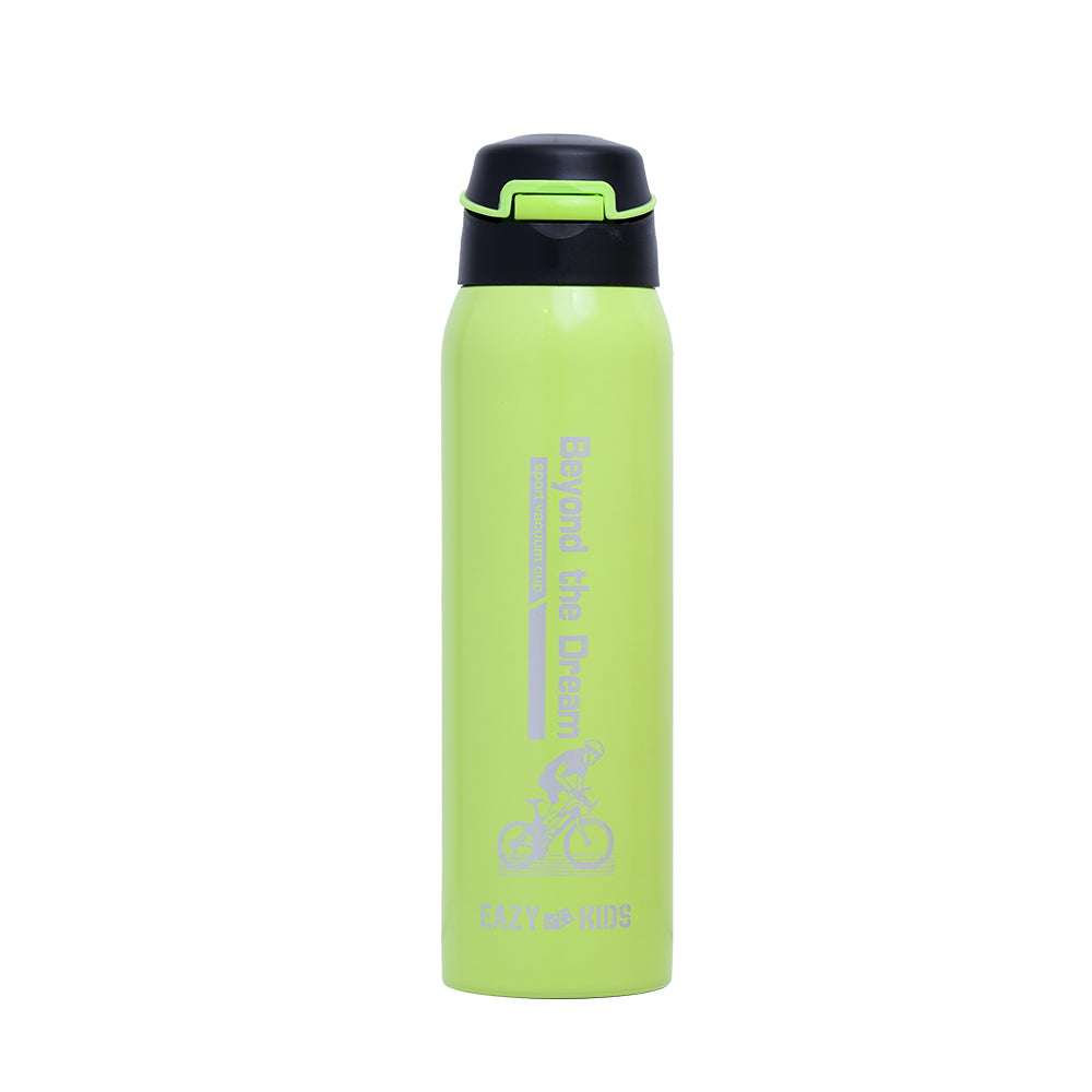 EAZY KIDS Insulated School Water Bottle - Green, 500ml