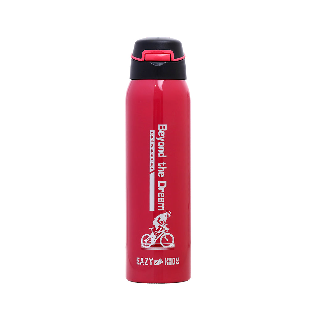 EAZY KIDS Insulated School Water Bottle - Pink, 500ml