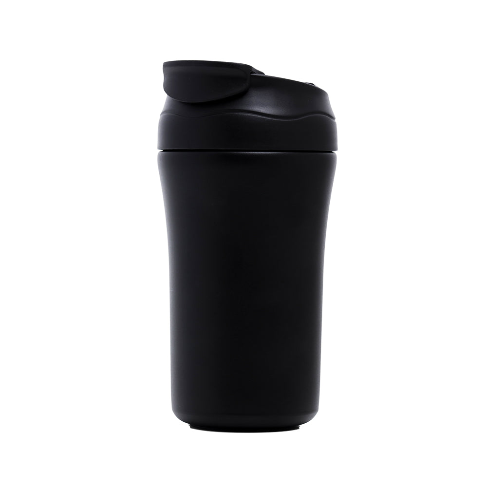 EAZY KIDS Insulated Tumbler Water Bottle - Black, 400ml