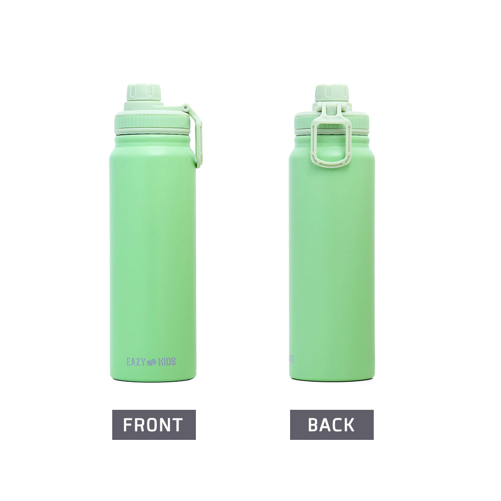 EAZY KIDS Insulated Tracking Water Bottle - Green, 800ml