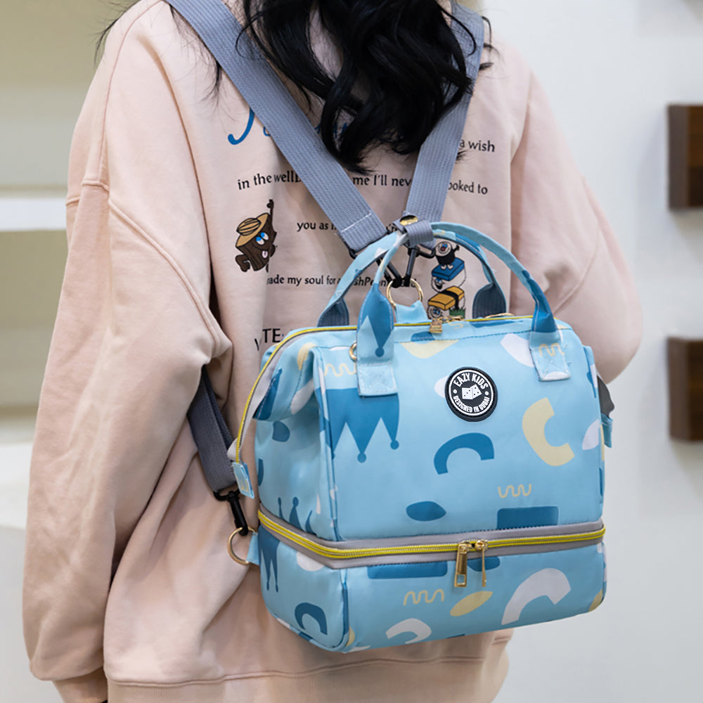 EAZY KIDS Bento Vibes Lunch Bag - Blue