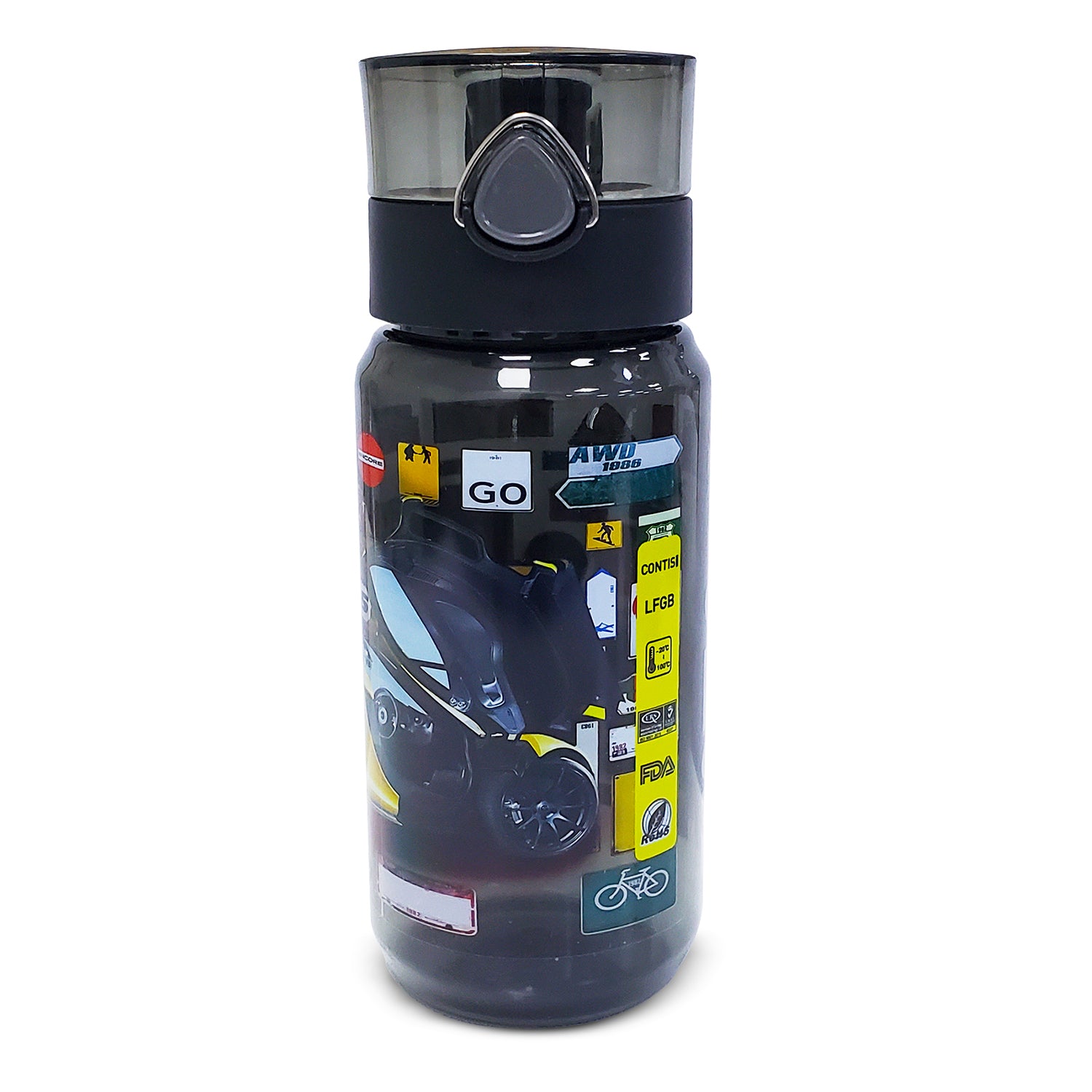 EAZY KIDS Water Bottle 500ml - Black
