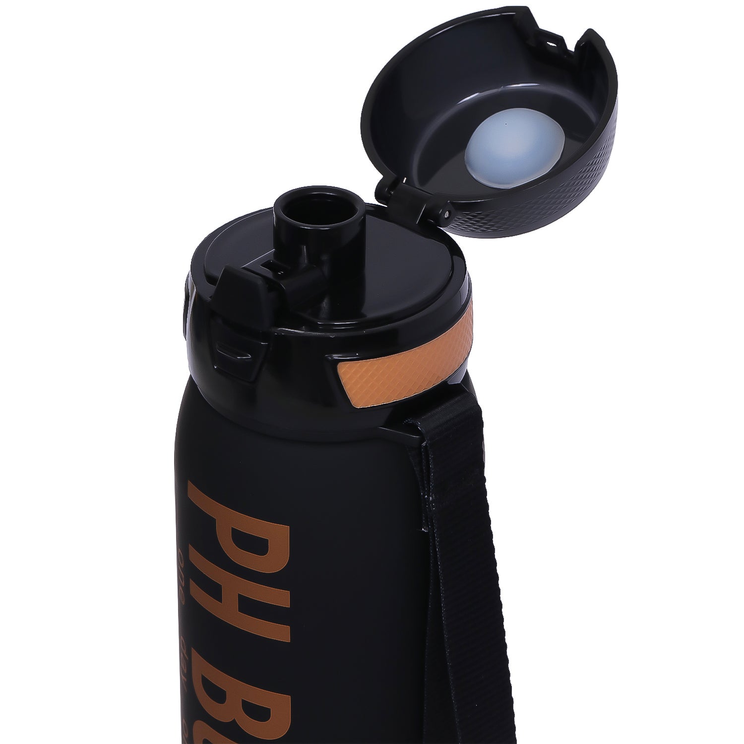 EAZY KIDS Water Bottle 1000ml - Black