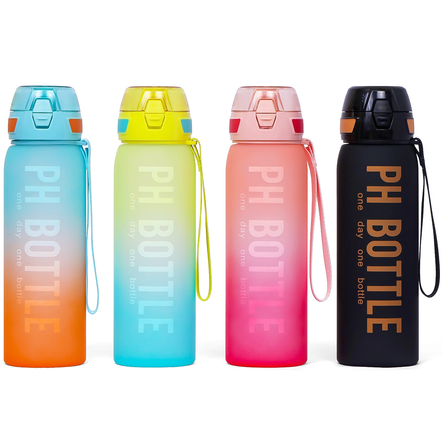 EAZY KIDS Water Bottle 1000ml - Black