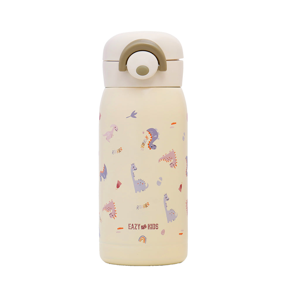EAZY KIDS Insulated School Water Bottle - Ivory, 350ml