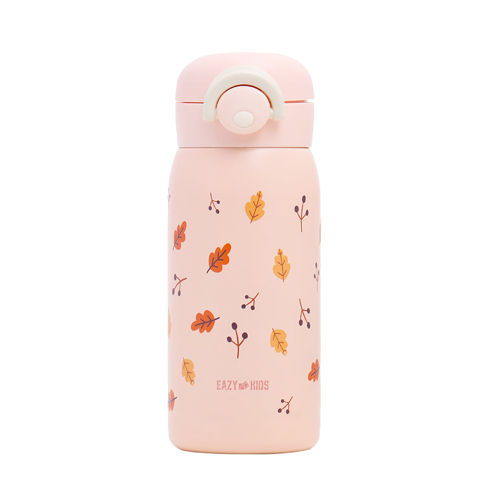 EAZY KIDS Insulated School Water Bottle - Pink, 350ml