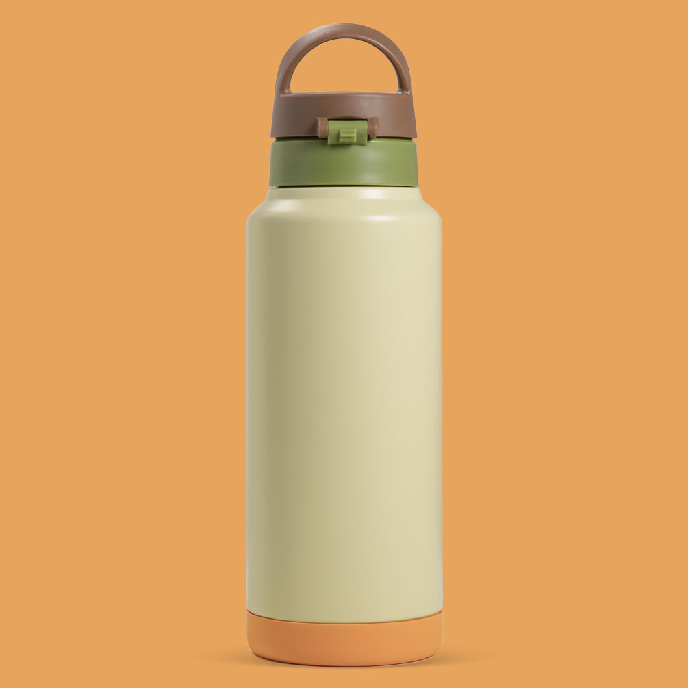 EAZY KIDS Vacuum Insulated Water Bottle Refresh, 950ml Green