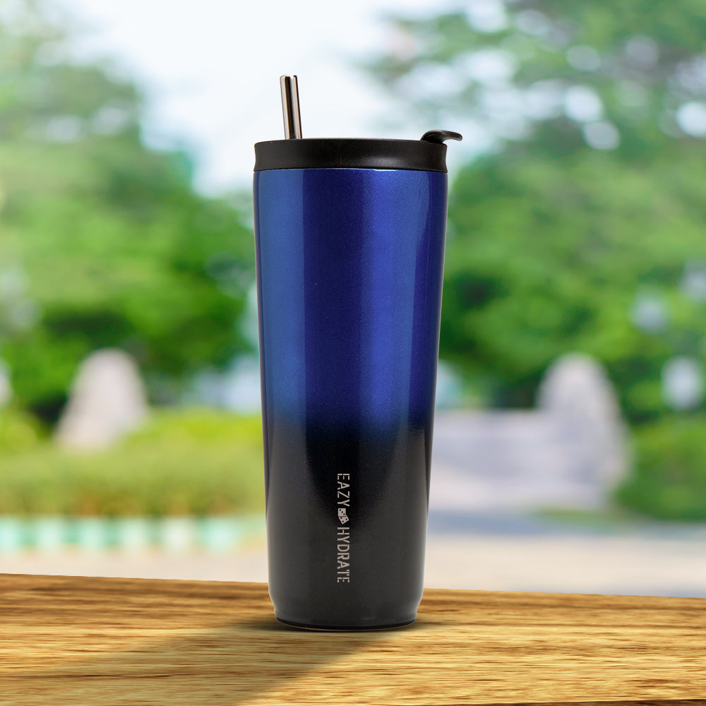EAZY KIDS Insulated Water Bottle Tumbler, 700ml Blue