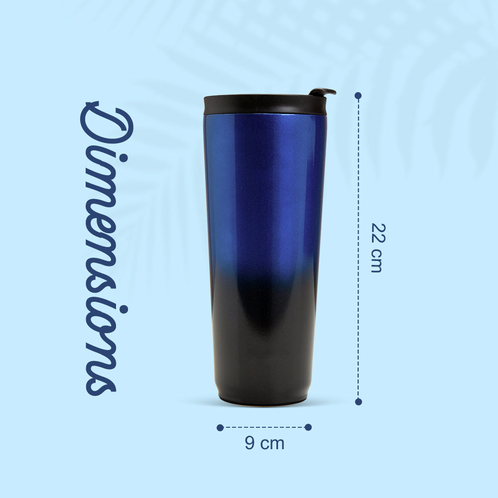 EAZY KIDS Insulated Water Bottle Tumbler, 700ml Blue