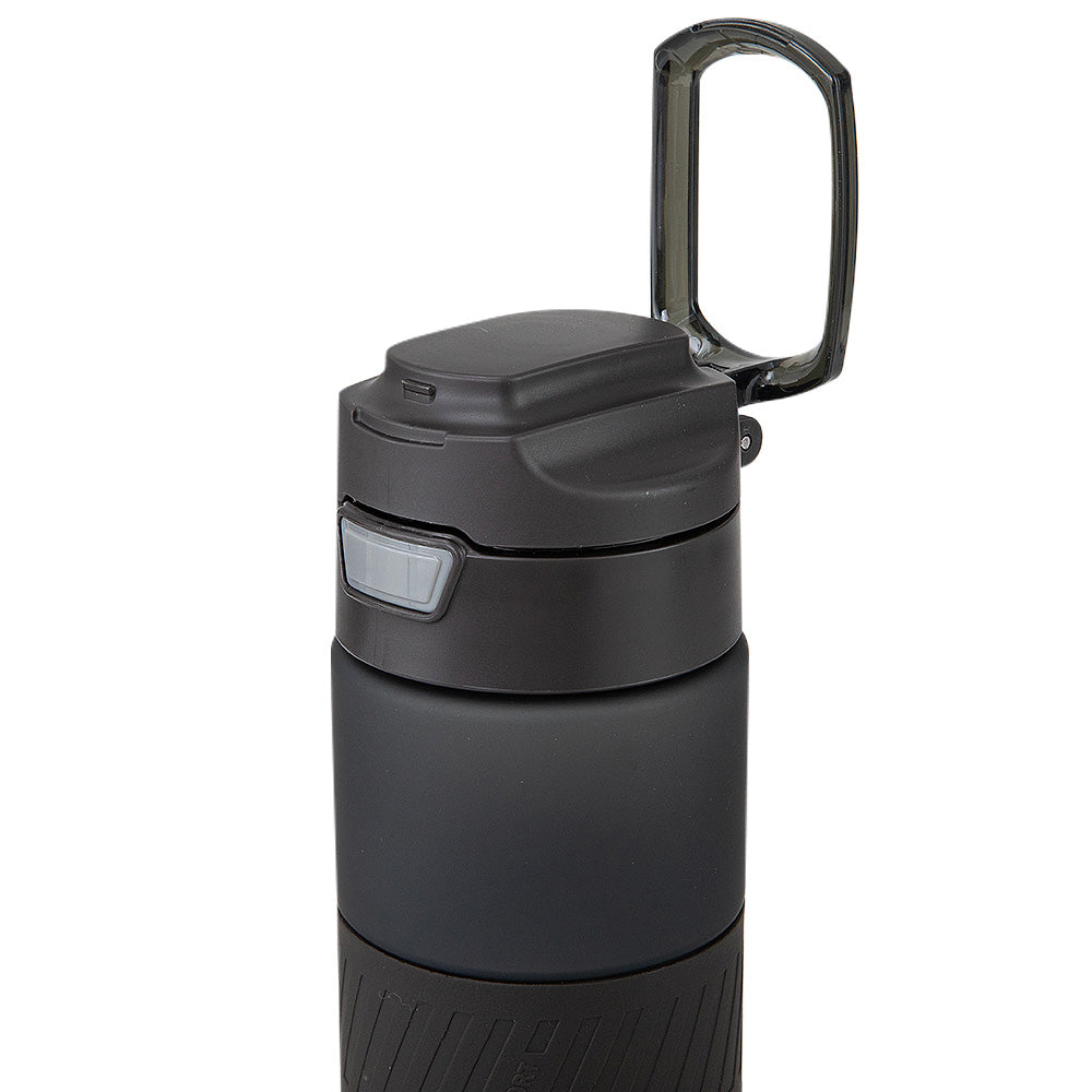 Eazy Kids Personalized Tritan Water Bottle 850ml with Spout Lid & Handle - Phantom Black