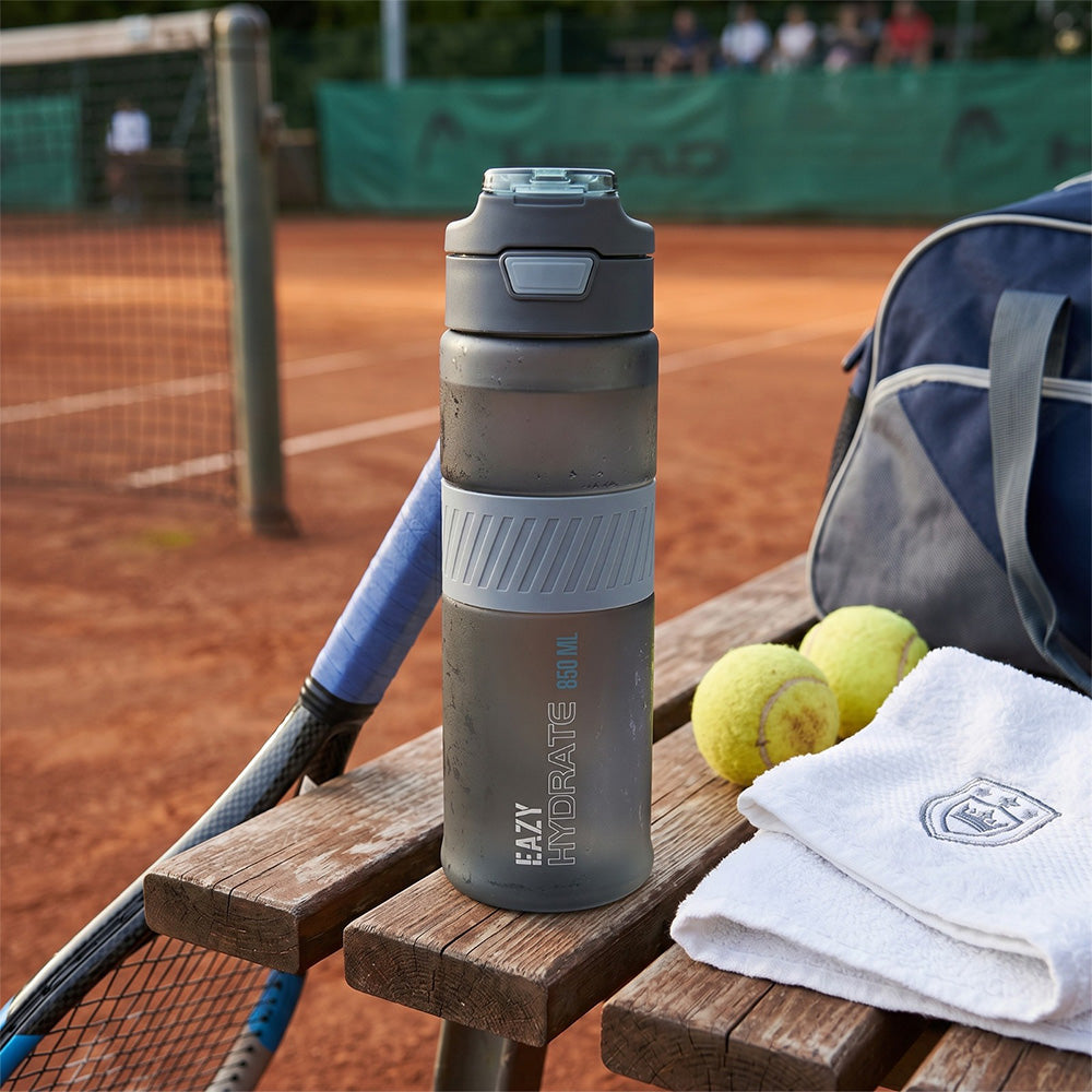 Eazy Kids Personalized Tritan Water Bottle 850ml with Spout Lid & Handle - Storm Navy