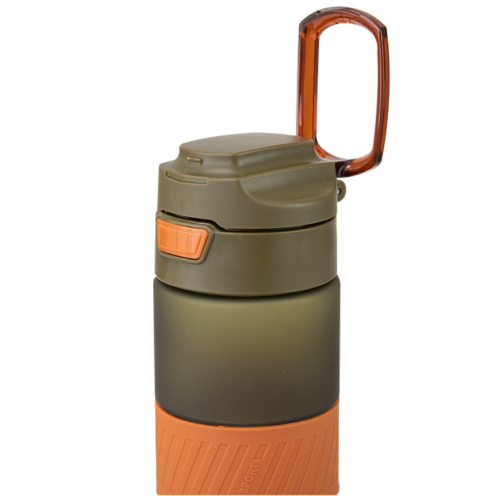 Eazy Kids Tritan Water Bottle 850ml with Spout Lid & Handle - Olive Green