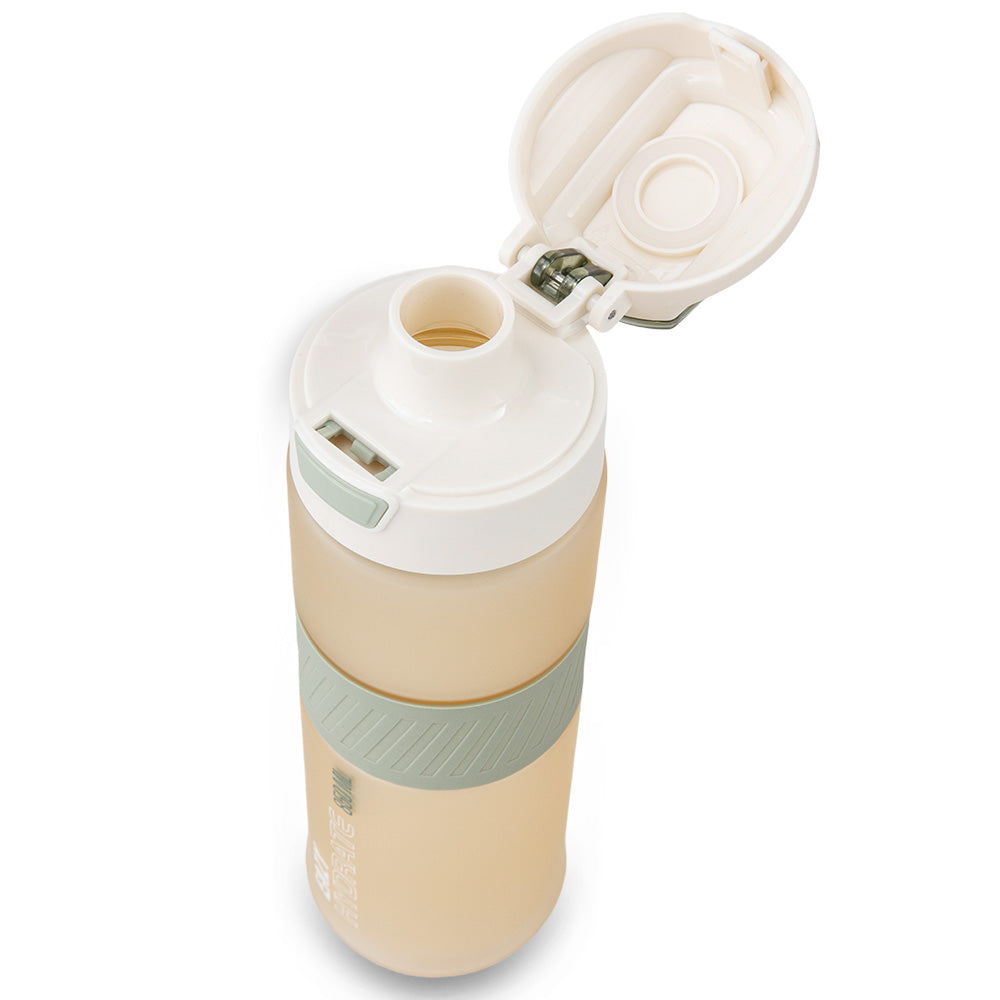 Eazy Kids Tritan Water Bottle 850ml with Spout Lid & Handle - Ivory
