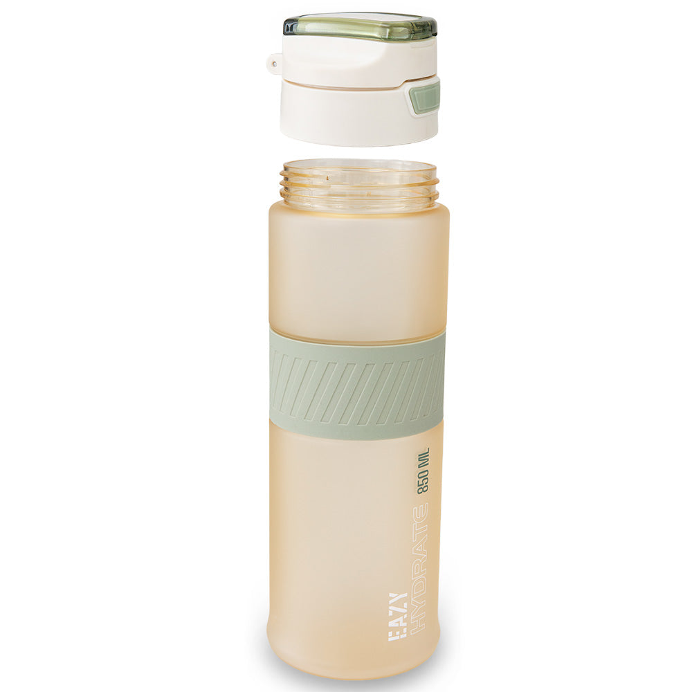 Eazy Kids Tritan Water Bottle 850ml with Spout Lid & Handle - Ivory
