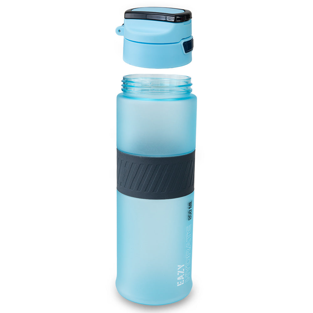 Eazy Kids Personalized Tritan Water Bottle 850ml with Spout Lid & Handle - Ice Blue Blast