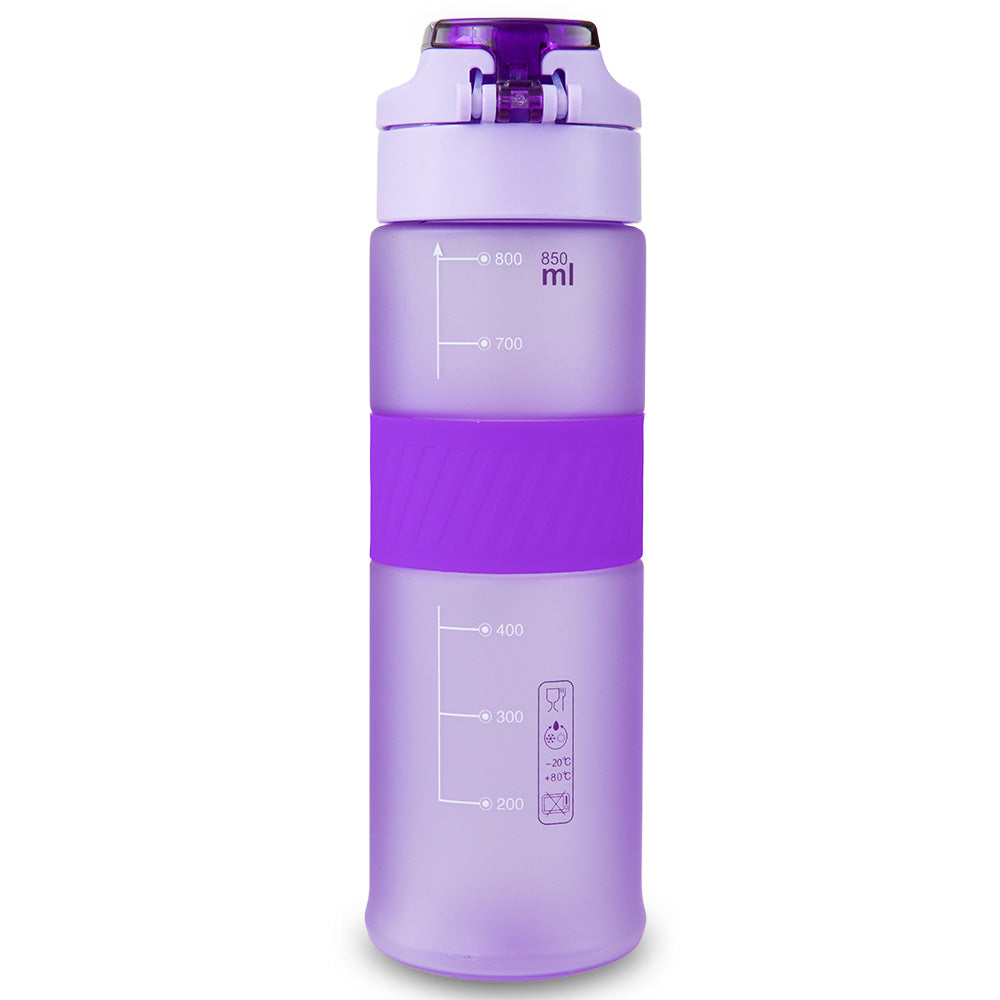 Eazy Kids Tritan Water Bottle 850ml with Spout Lid & Handle - Lavender Pulse