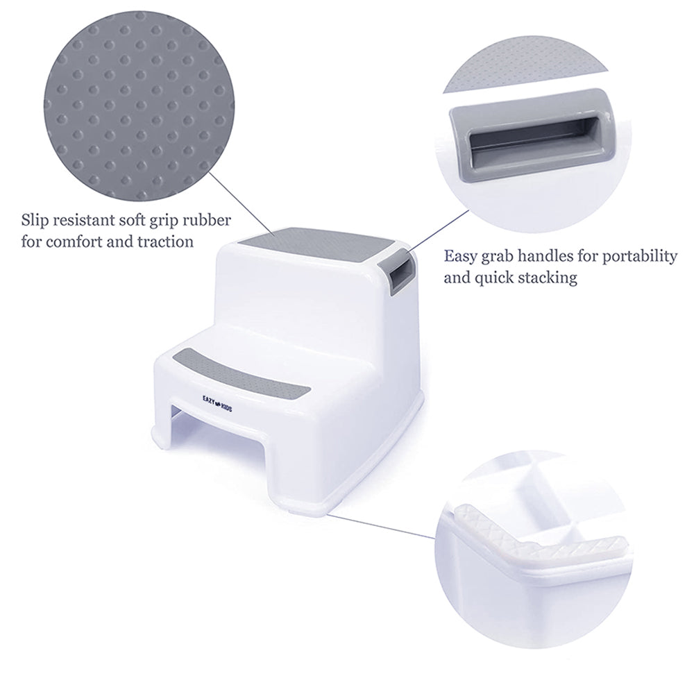 EAZY KIDS - Step Stool - Grey