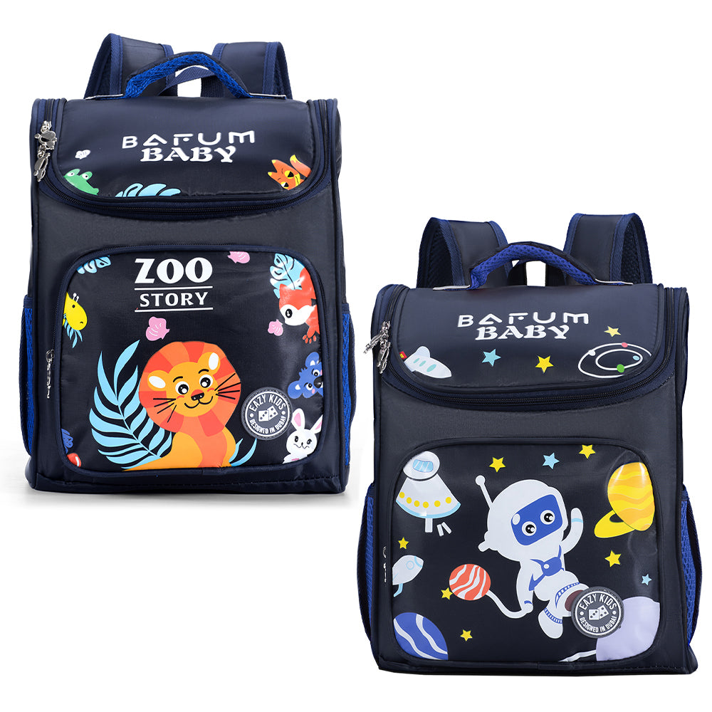 EAZY KIDS Astronaut School bag - Blue