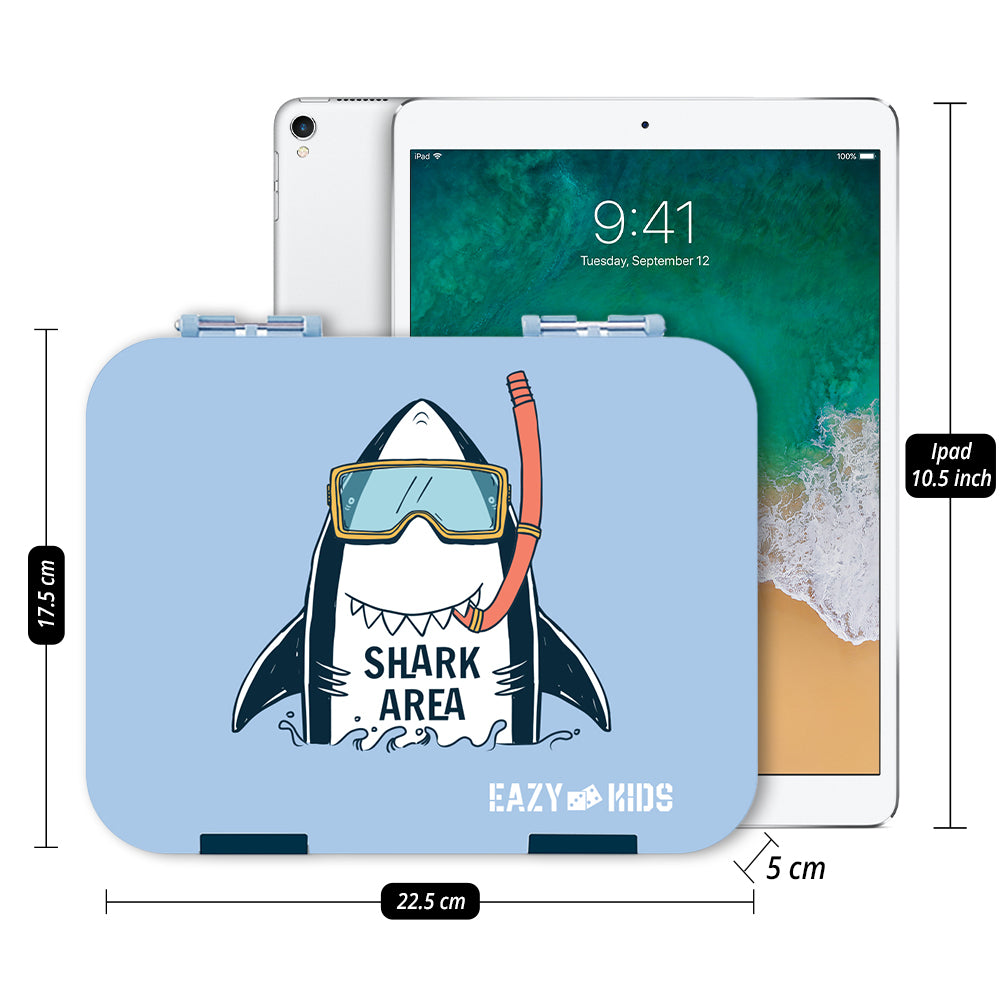 مجموعة صناديق بينتو للأطفال من إيزي مع حقيبة غداء معزولة - أزرق سوبر شارك