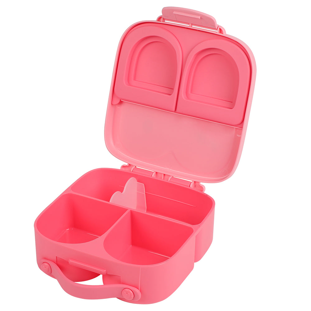EAZY KIDS Bento Lunch Box w/t handle - Pink