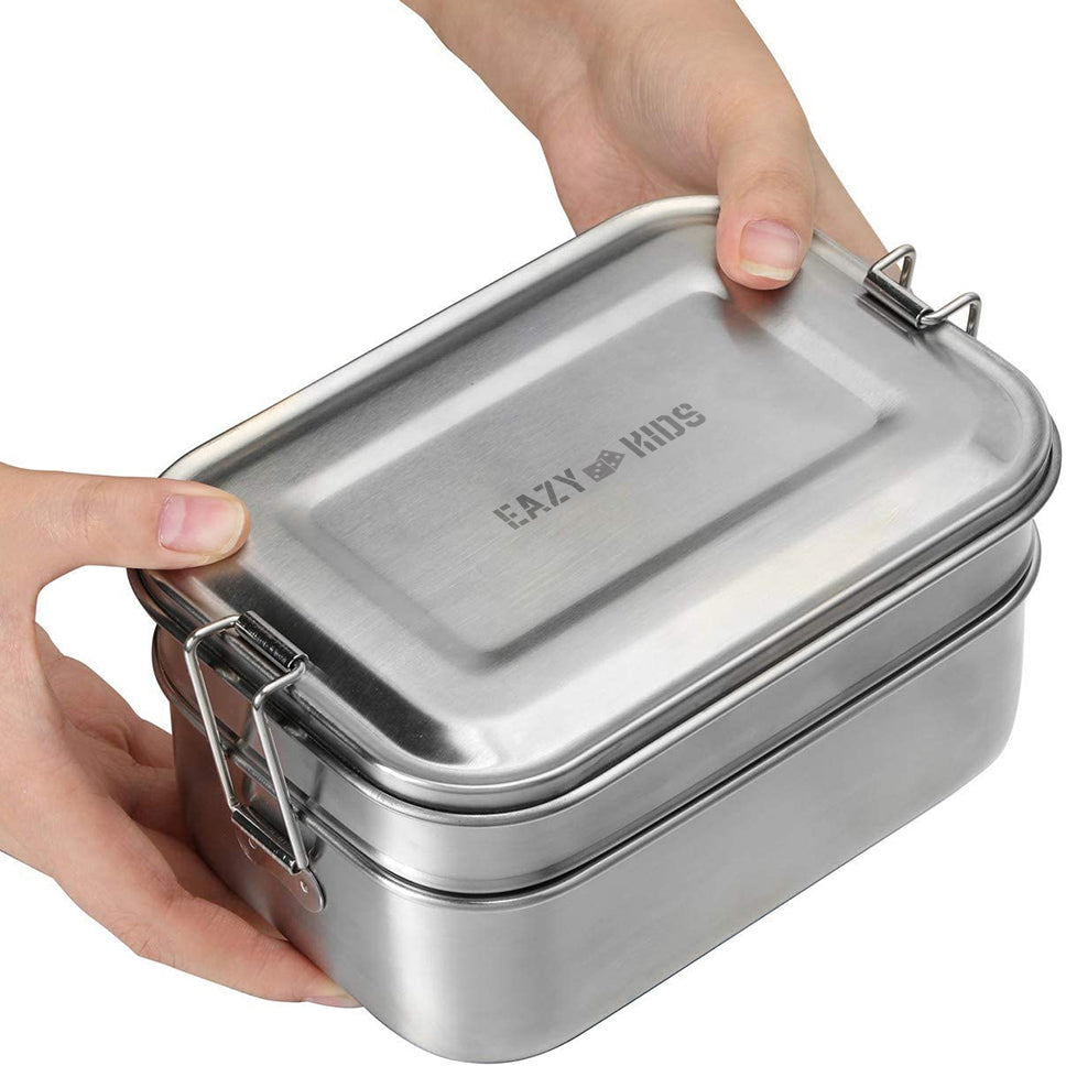 EAZY KIDS Bento Steel Lunch Box - XL