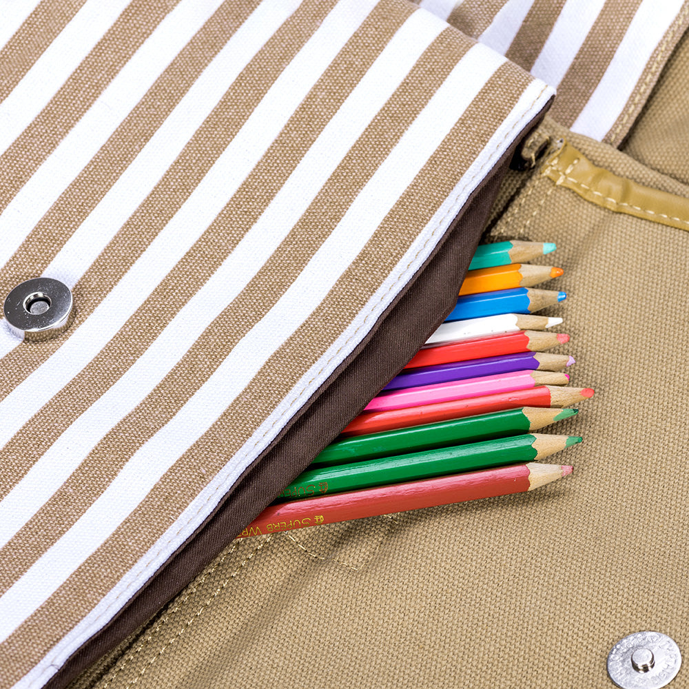 EAZY KIDS Classic School Bag - Ivory