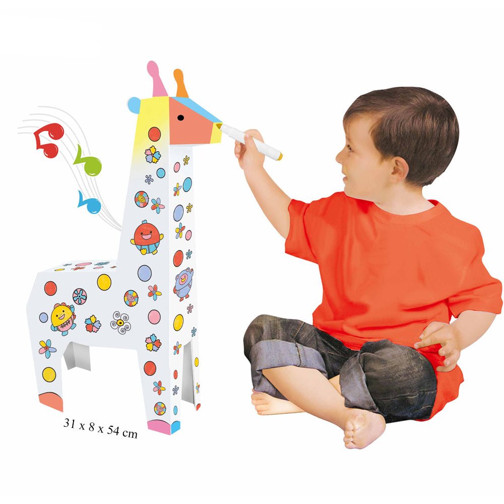 EAZY KIDS DIY Doodle Coloring Giraffe