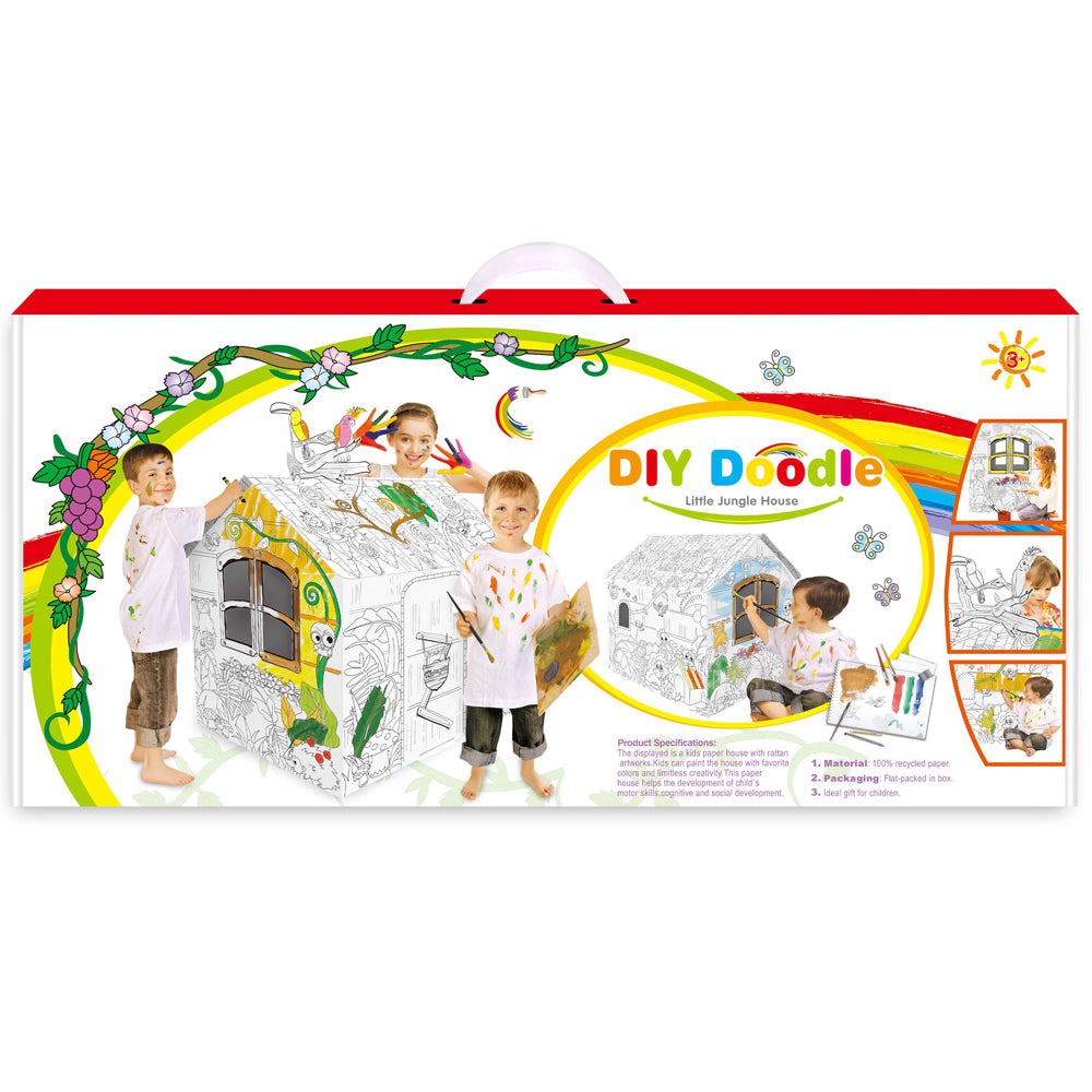 EAZY KIDS DIY Doodle Painting Jungle House