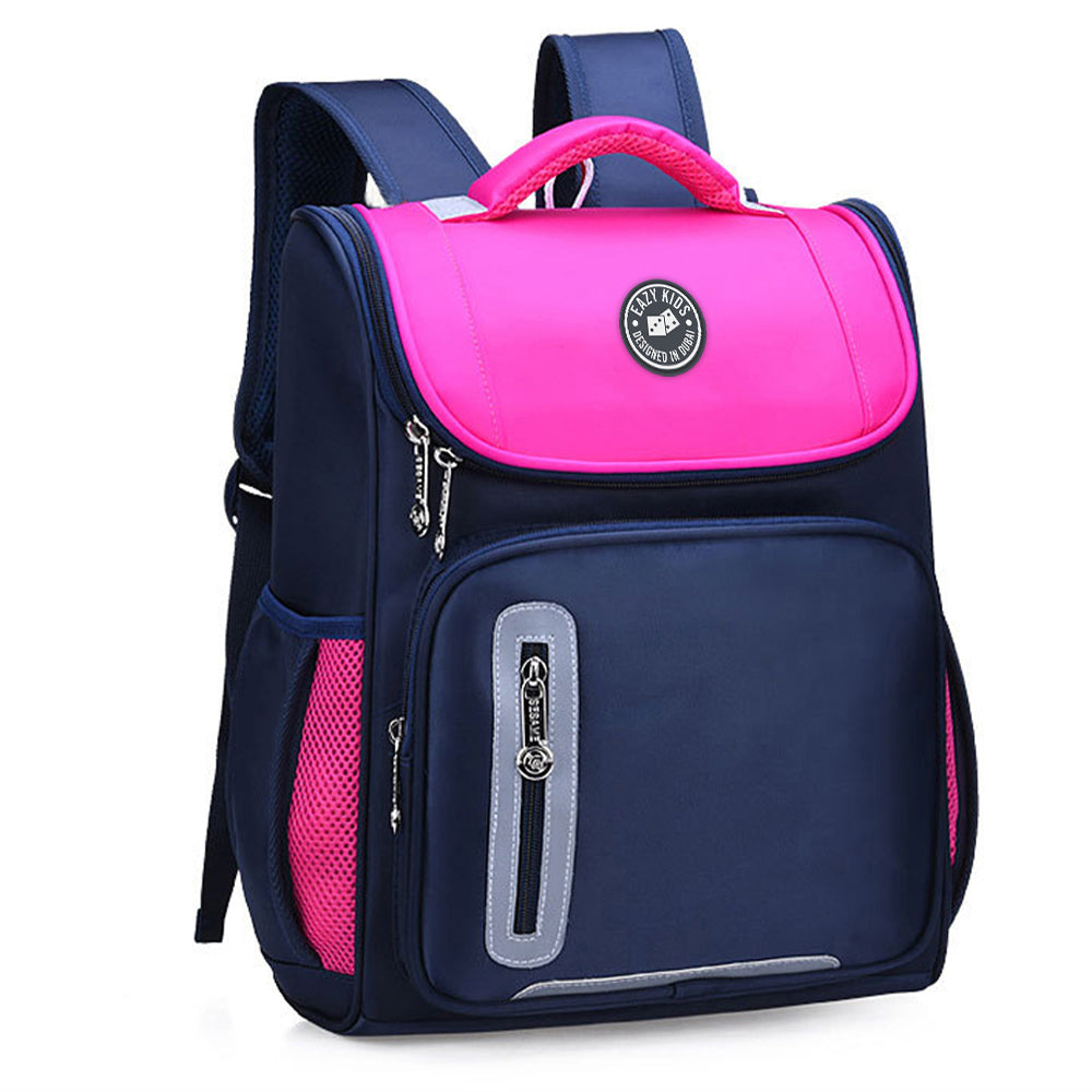 EAZY KIDS Ergonomic School Bag - Pink