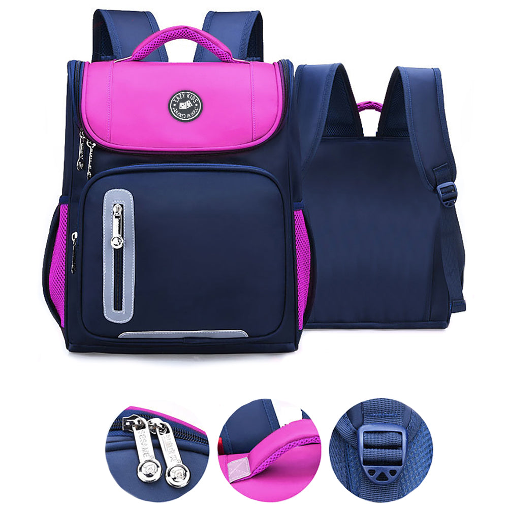 EAZY KIDS Ergonomic School Bag - Pink