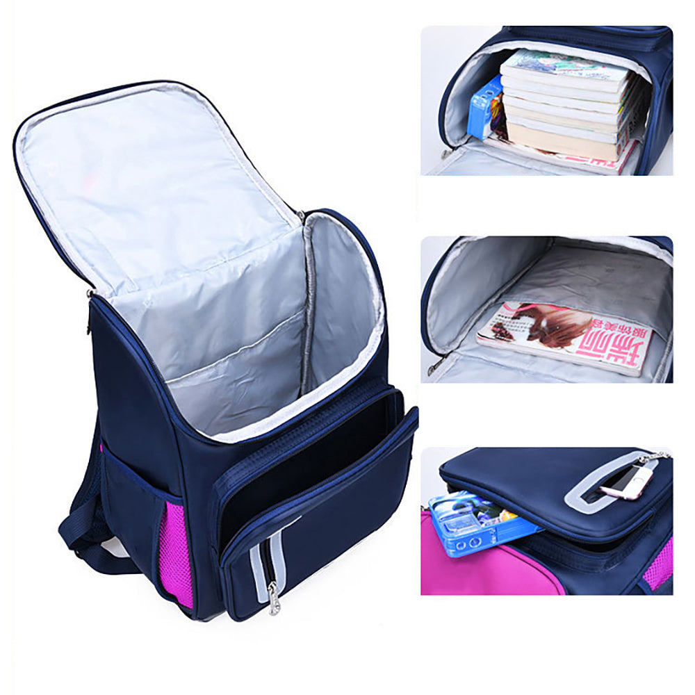 EAZY KIDS Ergonomic School Bag - Pink