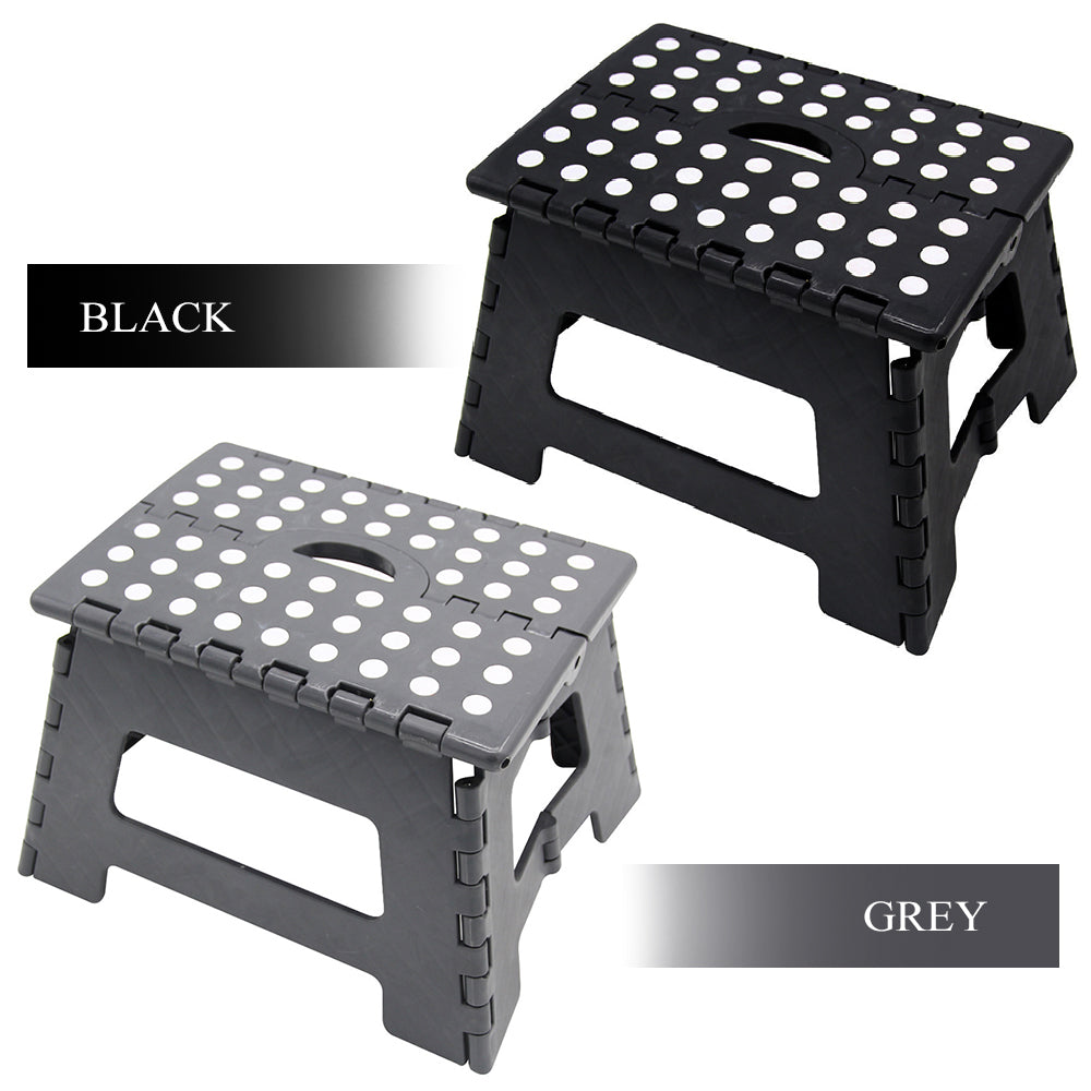EAZY KIDS Foldable Step Stool - Black