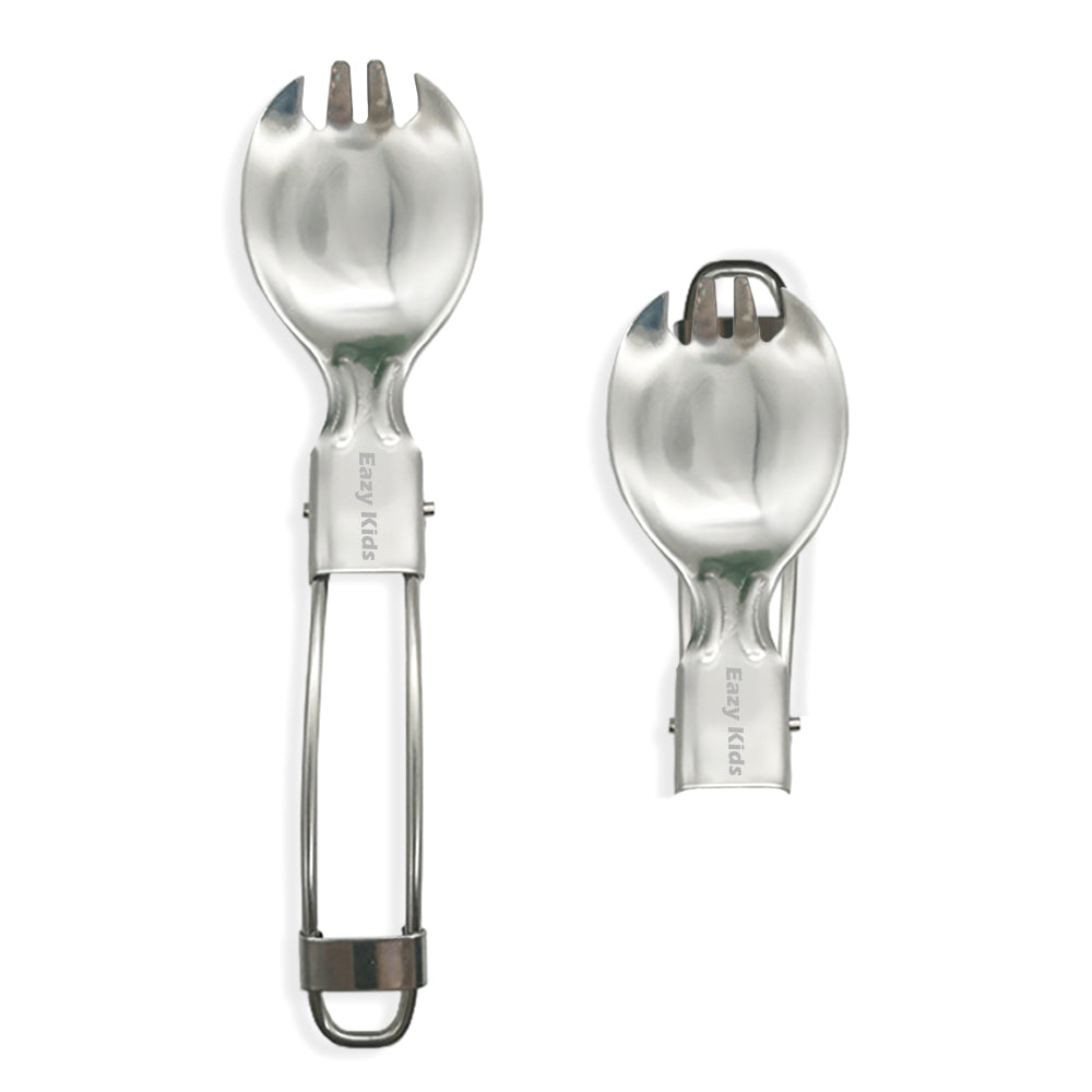 EAZY KIDS Folding Spork, Spoon and Fork Combo