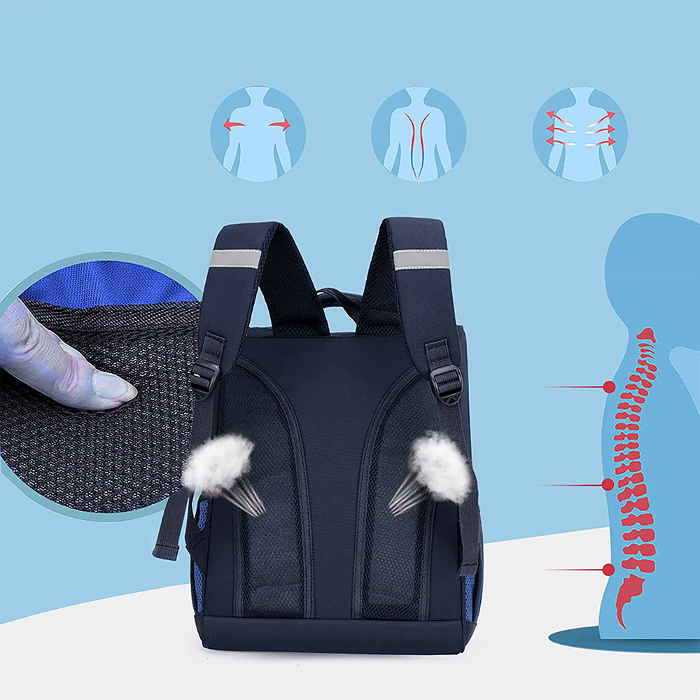 EAZY KIDS Leo School bag - Blue