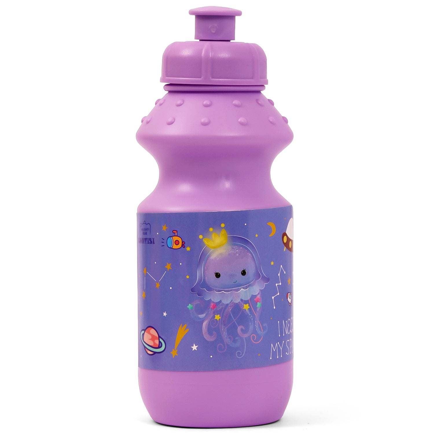EAZY KIDS Lunch Box wt Bottle - Purple