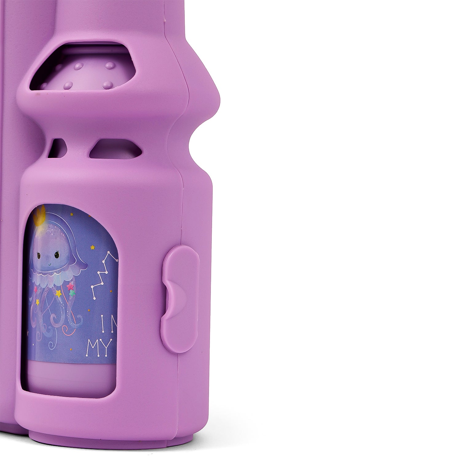 EAZY KIDS Lunch Box wt Bottle - Purple