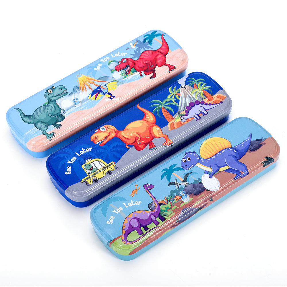 EAZY KIDS Pencil Box - Dino Red