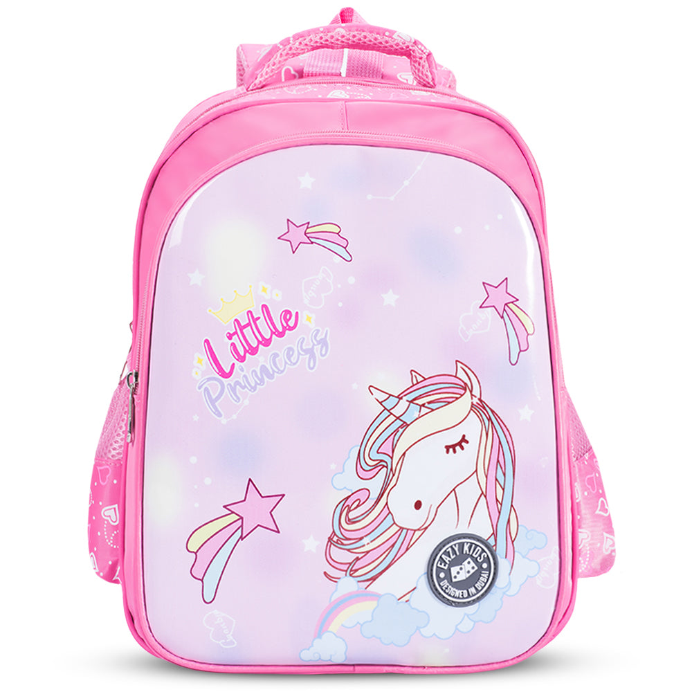 EAZY KIDS Princess Unicorn School Bag - Pink